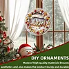 Christmas Snowy Landscape Acrylic DIY Diamond Painting Hanging Pendant