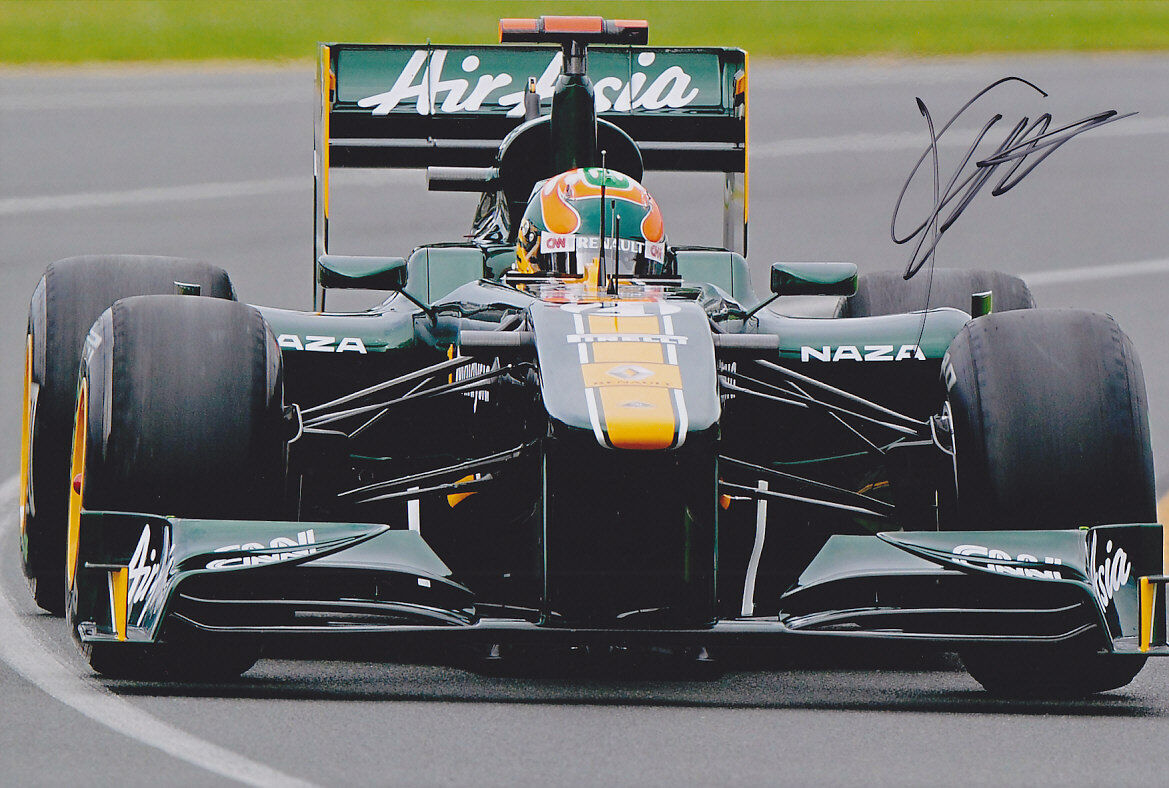 Karun Chandhok Hand Signed Photo Poster painting 12x8.