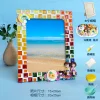 DIY Glass Mosaic Tiles Crafts Kits Handmade Phote Frame Home Decor Gifts