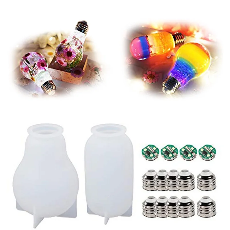 Light Bulb Resin Molds Silicone