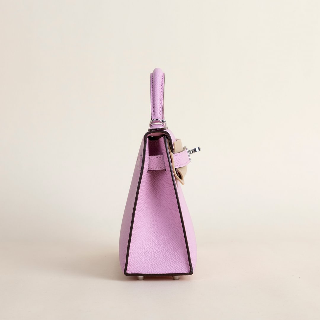 Mini Kelly II Epsom X9 Mauve syivestre PHW