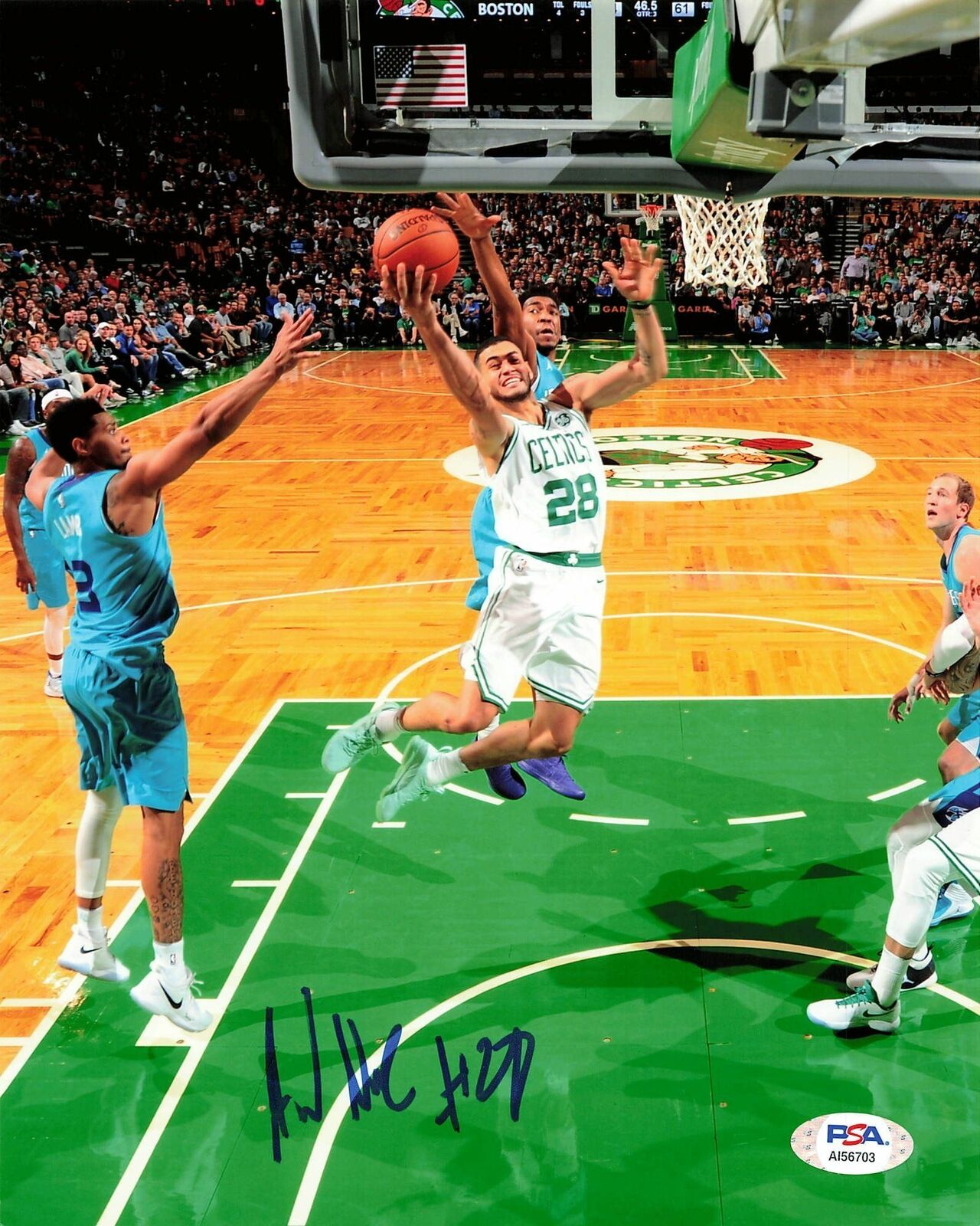 Abdel Nader signed 8X10 Photo Poster painting PSA/DNA Boston Celtics Autographed