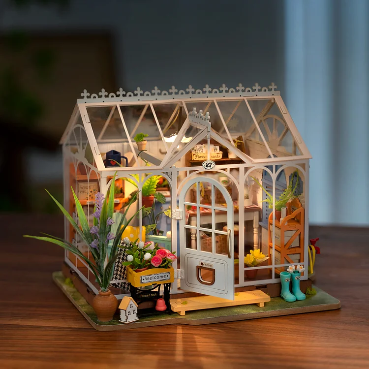Rolife Dreamy Garden House Kit de maison miniature à monter soi-même DG163