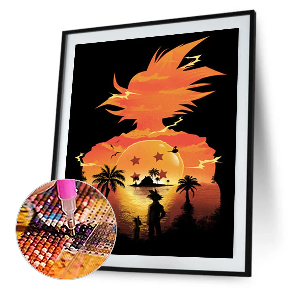 Naruto Silhouette 50*60CM(Canvas) Full Square Drill Diamond Painting