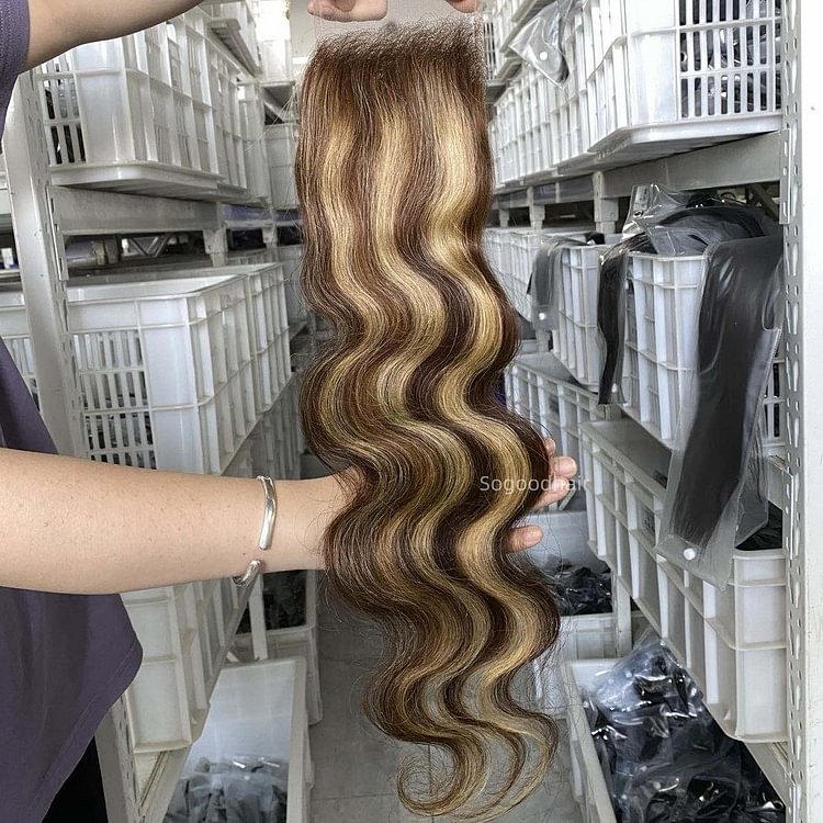 20" F4/27 4x4 Body Wave Lace Closure