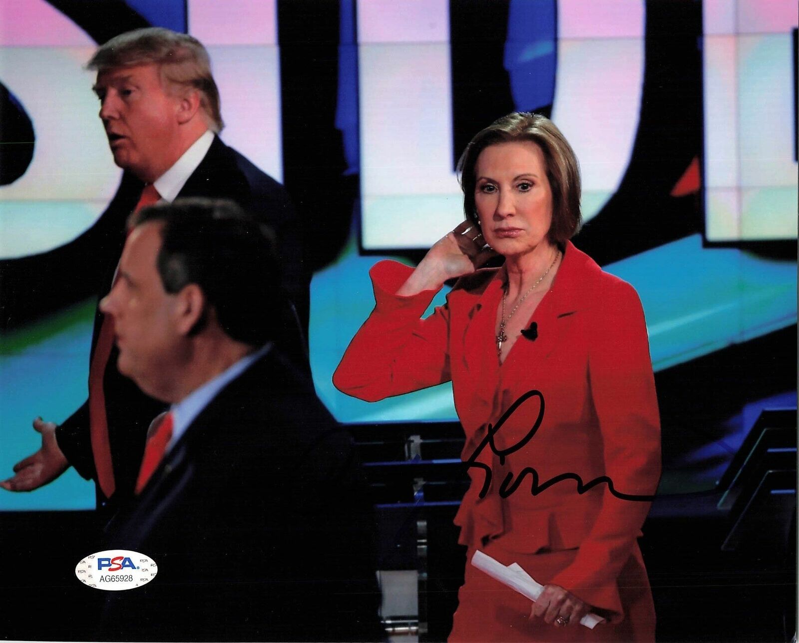 Carly Fiorina signed 8x10 Photo Poster painting PSA/DNA Autographed Donald Trump