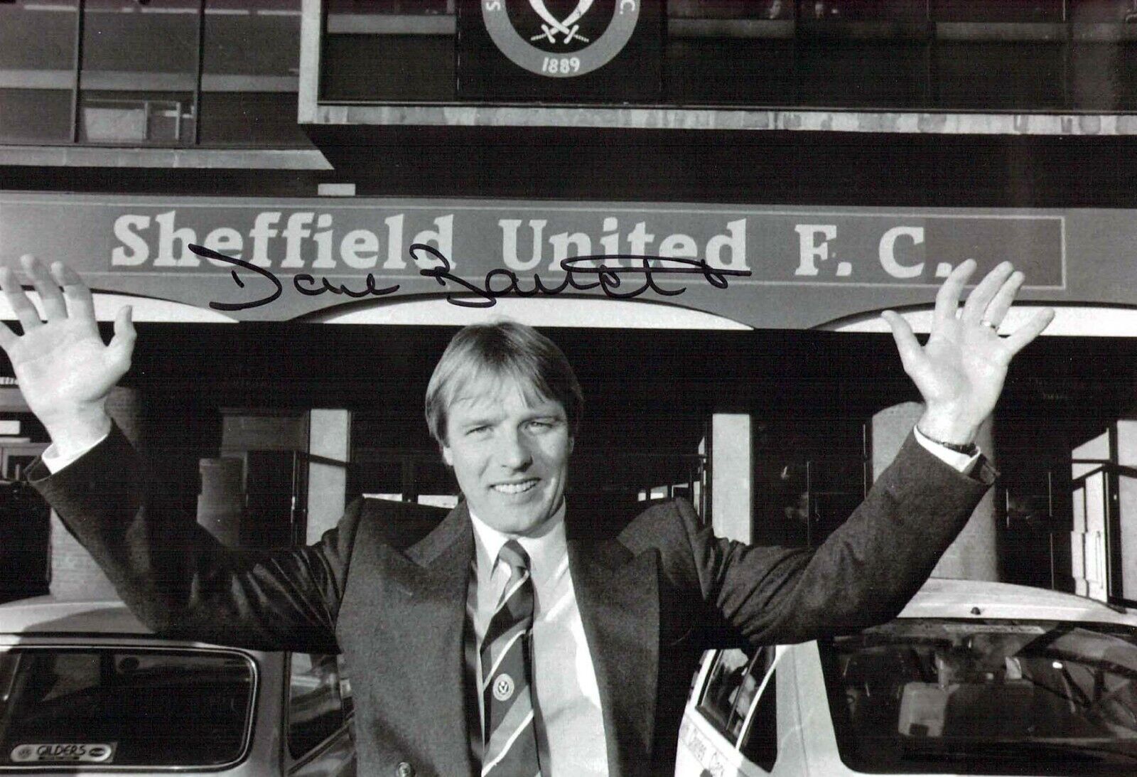 Dave BASSETT SIGNED Autograph 12x8 Sheffield United Photo Poster painting F AFTAL RD COA