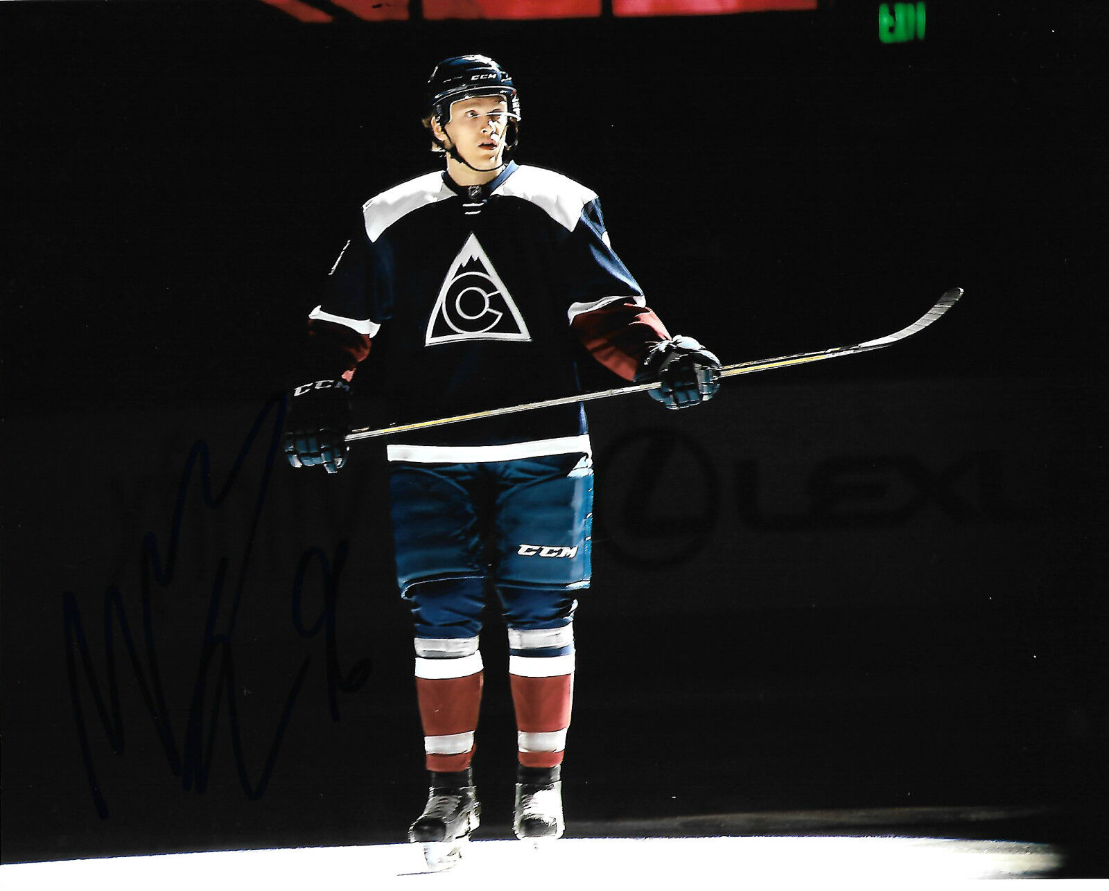 Colorado Avalanche Mikko Rantanen Signed Autographed 8x10 Photo Poster painting COA