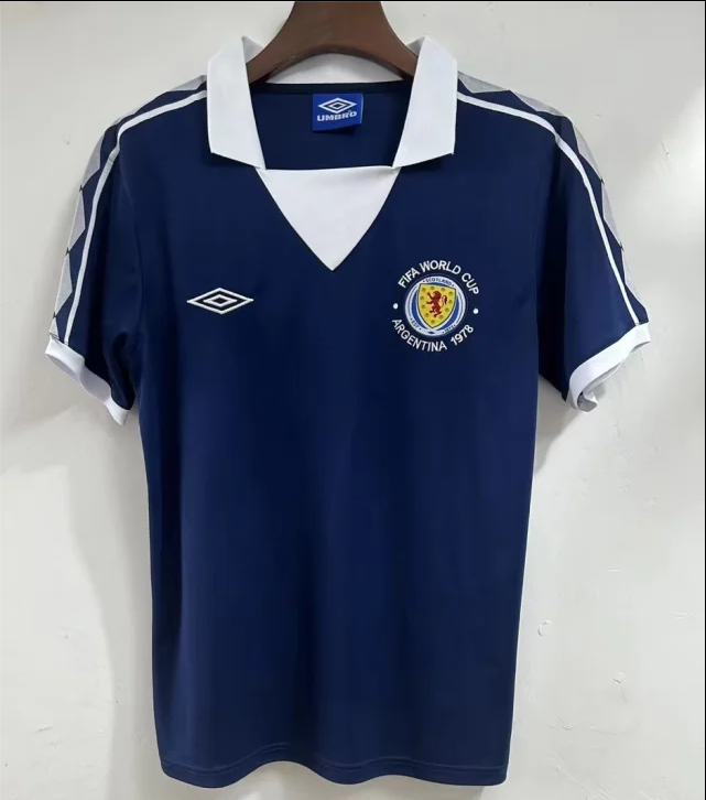 Retro 1978 Scotland Home Football Shirt Thai Quality