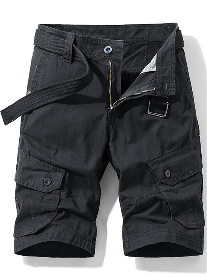 Summer Shorts Men's Work Shorts Men's Casual Five Pants Straight Shorts