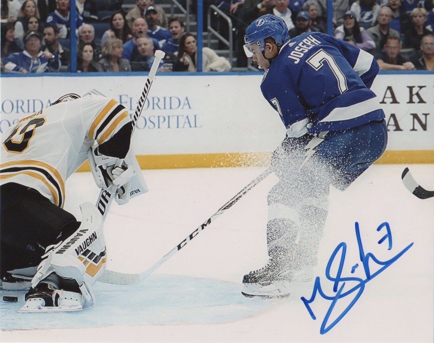 Tampa Bay Lightning Mathieu Joseph Signed Autographed 8x10 Photo Poster painting COA #5