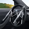 Car Steering Wheel Laptop Stand Car Office Aluminum Alloy Foldable Workbench