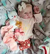 19'' Full Body Preemie Reborn Dolls Ezra - RBBI-Myrebornbabydoll&reg; Myrebornbabydoll&reg;