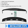 [US Local Warehouse] For RAM 1500 2500 3500 2002-2005 Dashboard Panel Dash Instrument Cover Cap Car Dashboard Protector Instrument Panel Protector Instrument Panel Protector