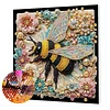 Framed Diamond Painting - Special Shaped - Insect (25x25cm)