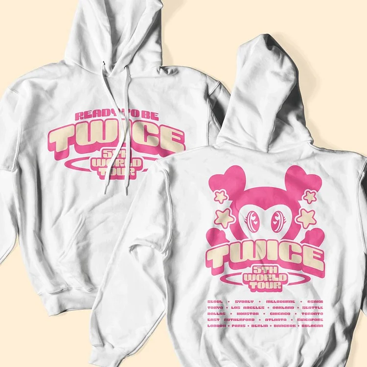 TWICE 5Th World Tour Ready To Be Lovelys Tour City Hoodie