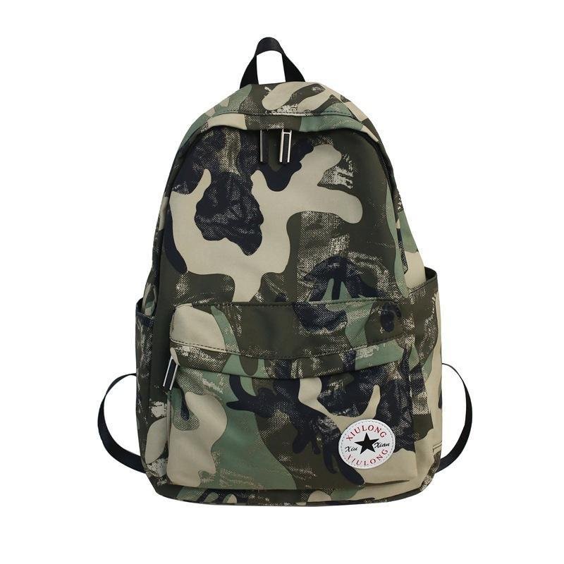 Camouflage Backpack Lightweight Casual Large Travel Backpack for Women Men