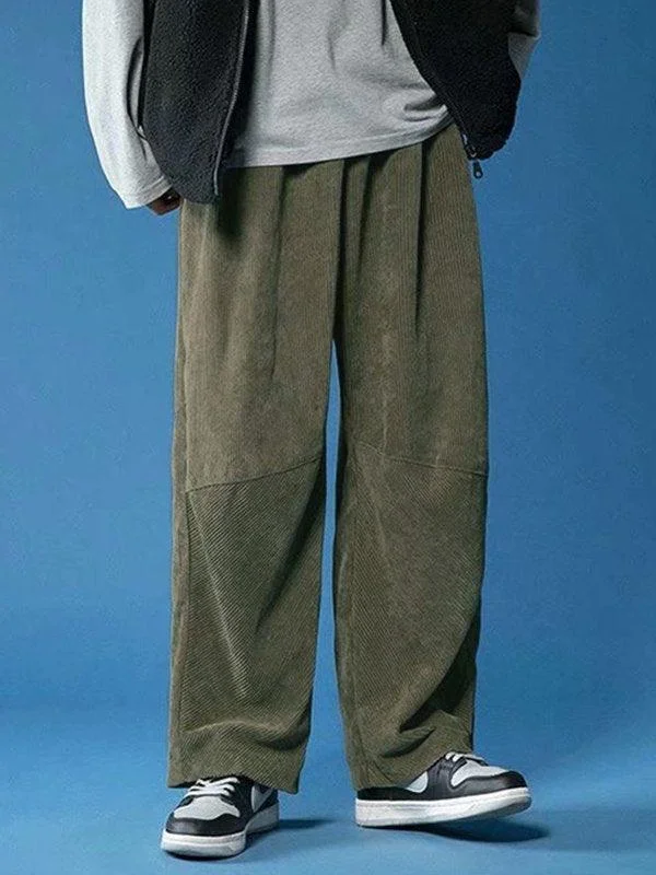 Brownm Men's Corduroy Casual Pants