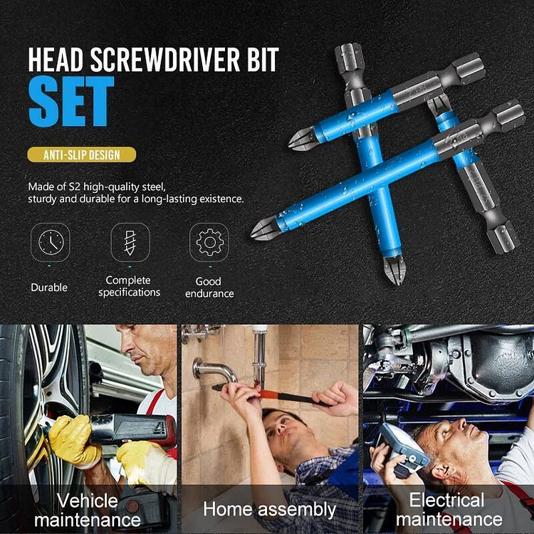 Cross Strong Magnetic Anti-Slip Electric Screwdriver Bit（BUY 1 GET 1 FREE）