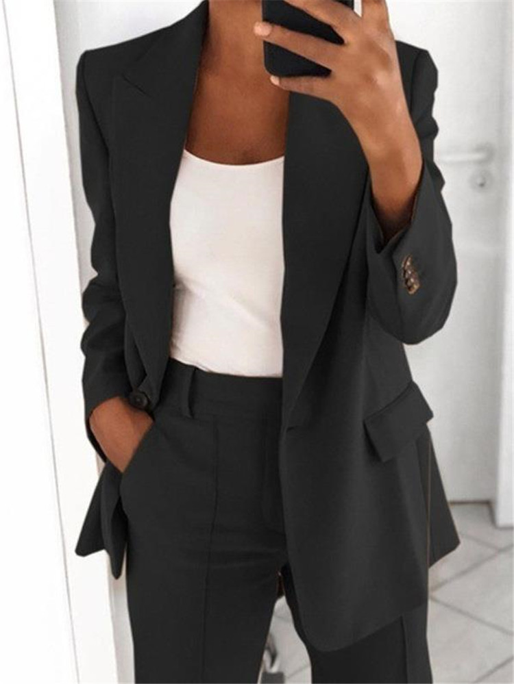 Rotimia Fashionable slim fit suit jacket