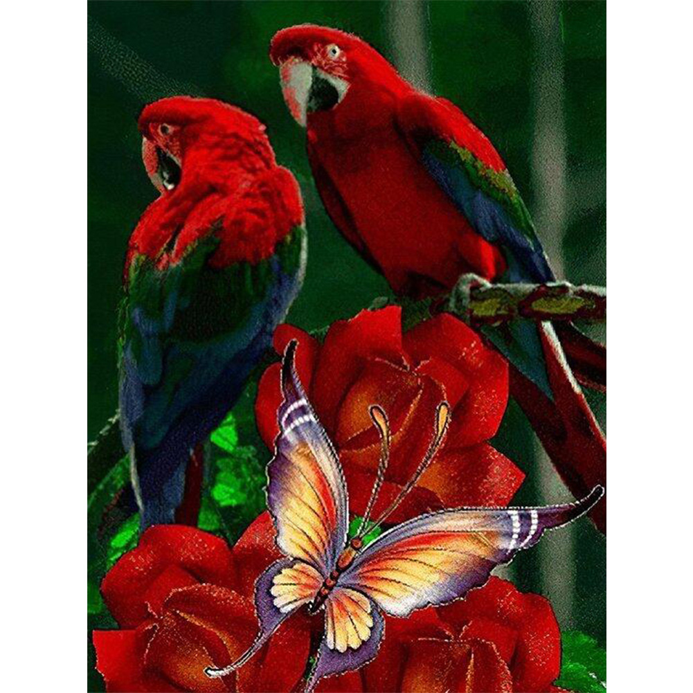 

Rose Bird - Round Drill Diamond Painting - 40*50CM, 501 Original