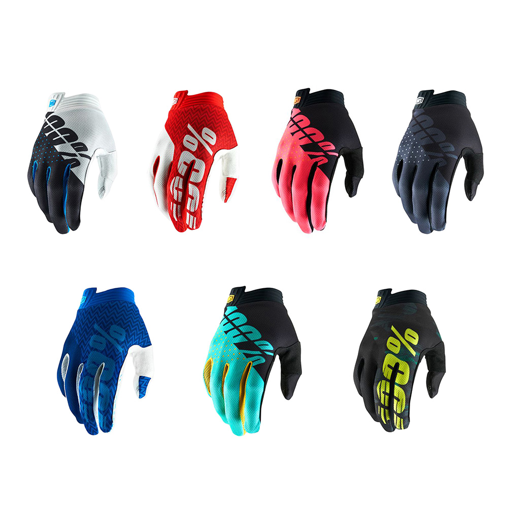 

501 100% Full Finger Motorcycle Riding Gloves Mountain Bike Cycling Gloves, White, 501 Original