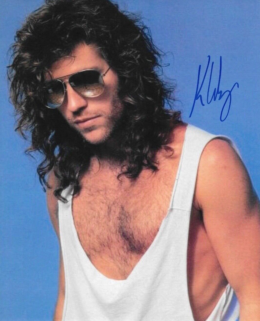 * KIP WINGER * signed 8x10 Photo Poster painting * WINGER BAND * PROOF * 10