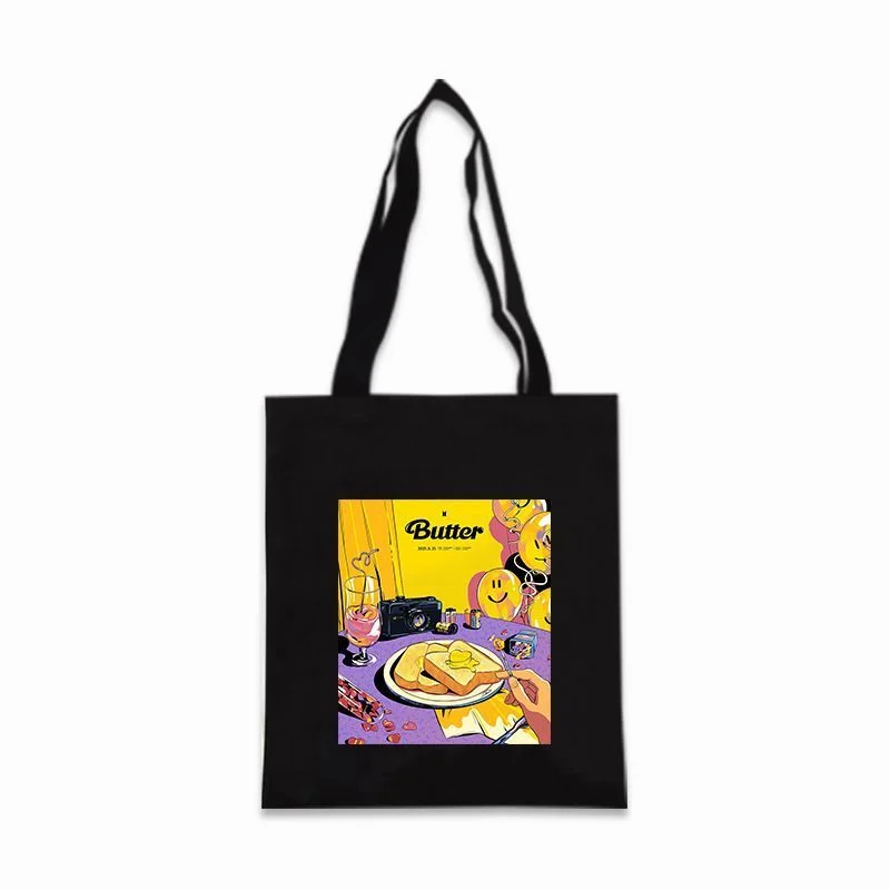 방탄소년단 Butter Album Creative Print Handbag