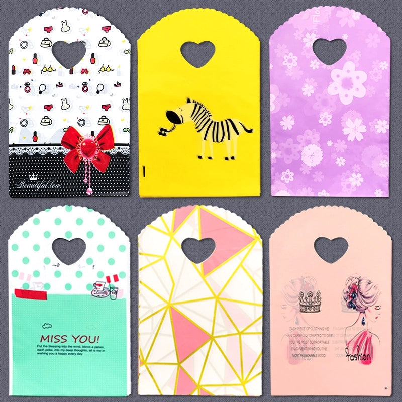 Minimalist Classic Style Multicolor Letter PE Party Gift Wrapping Supplies