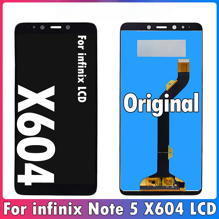 6.0inch Original LCD For Infinix Note 5 X604B X604 LCD Display Touch Screen Digitizer Assembly Repair Replacement Parts