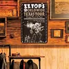 ZZ Top - Panneaux en &eacute;tain m&eacute;tallique(20*30cm/30*40cm) - Musique