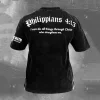 Philippians 4:13 Washed Cotton Gym T-shirt by Inlyline