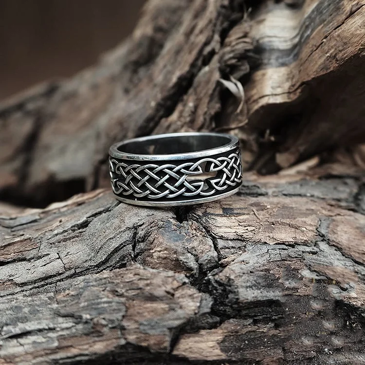 Coutureaura 925 Sterling Silver Celtic Cross Ring