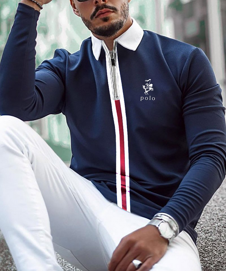 Men's Lapel Polo Shirt