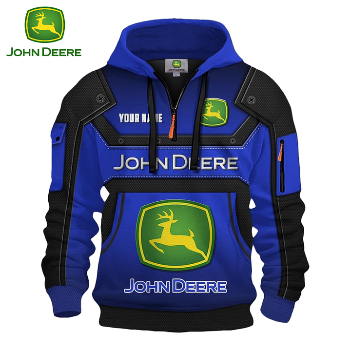 John Deere® 2020: nova camisola desportiva para atividades ao ar livre com forro de caxemira