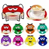 8Pcs M Beans Diamond Painting Coasters