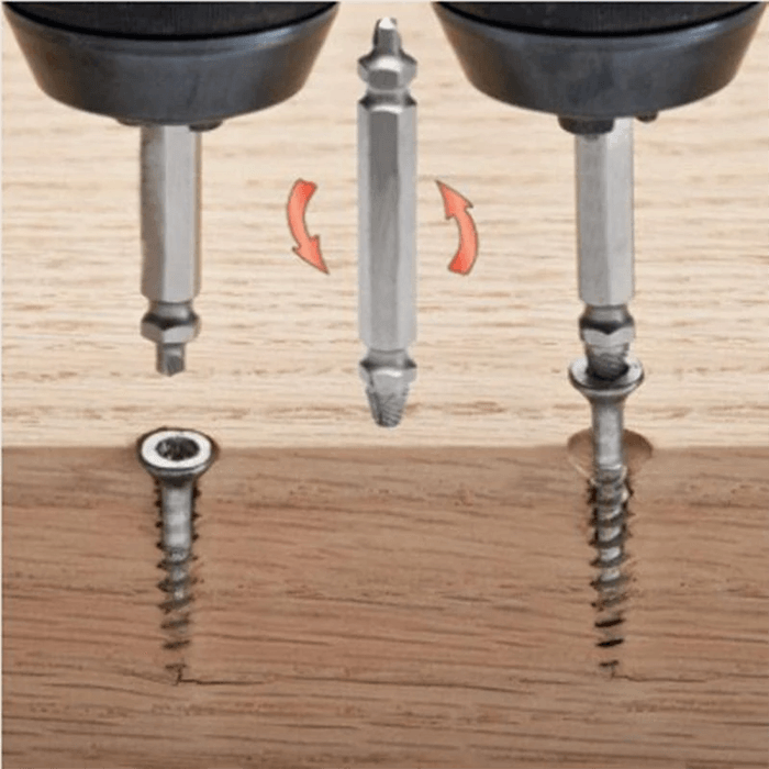 Damaged Screw & Bolt Extractors Remove Rusted Screws with Ease