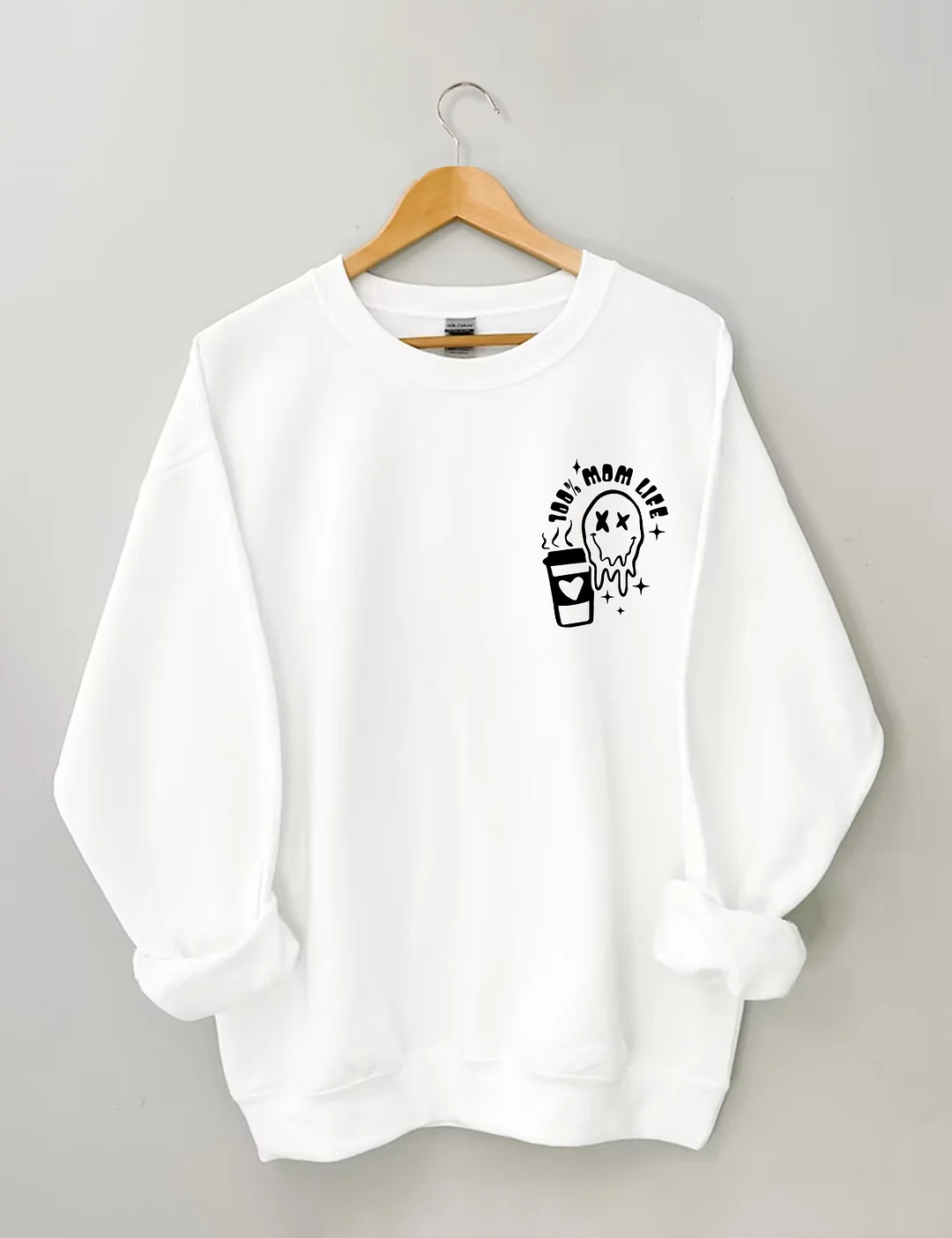 Caffeine And Chaos Mom Sweatshirt