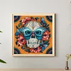 Diamond Painting-DIY Full Round Drill Flower Skull