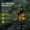Resin Guardian Solar Garden Stake Light Waterproof Outdoor Figurine