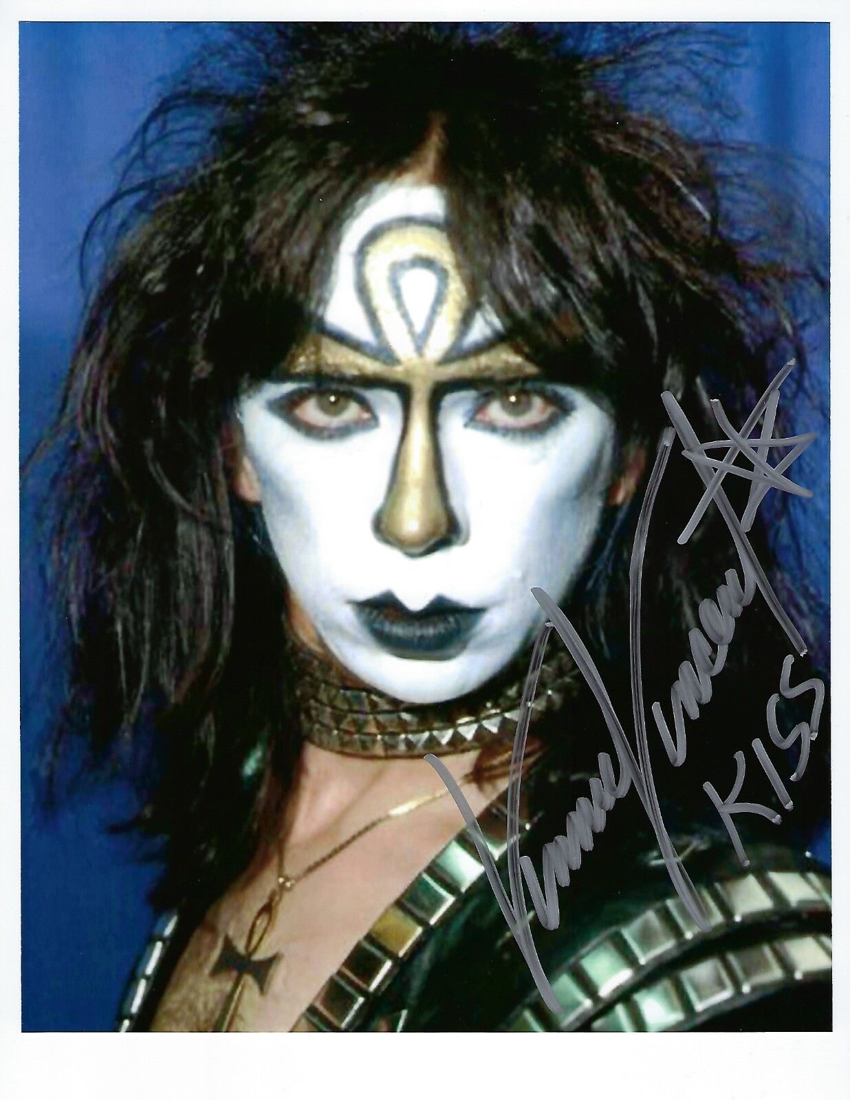 Vinnie Vincent - KISS signed Photo Poster painting