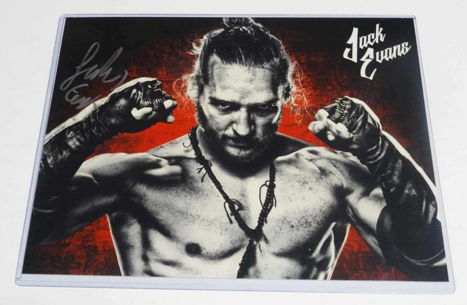 Jack Evans 2017 Leaf Wrestling COA Signed Autograph 8x10 Photo Poster painting Auto AEW