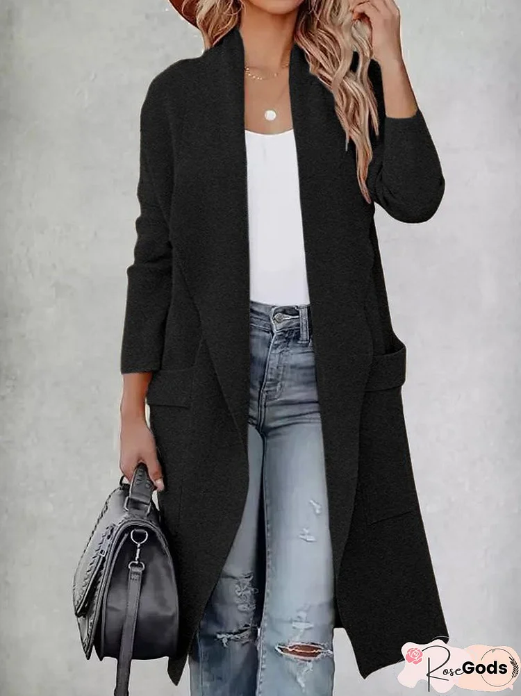 Casual Loose Woolen Other Coat