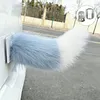 Remote Control Electric Car Tail Universal Cute Fuzzy Wagging Moving Tail Easy To Install for Auto Trunk Charm Cosplay Accessory
