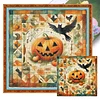 Patchwork Pumpkin-11CT Stamped Cross Stitch 45*45cm/17.72*17.72in tapestrymarket