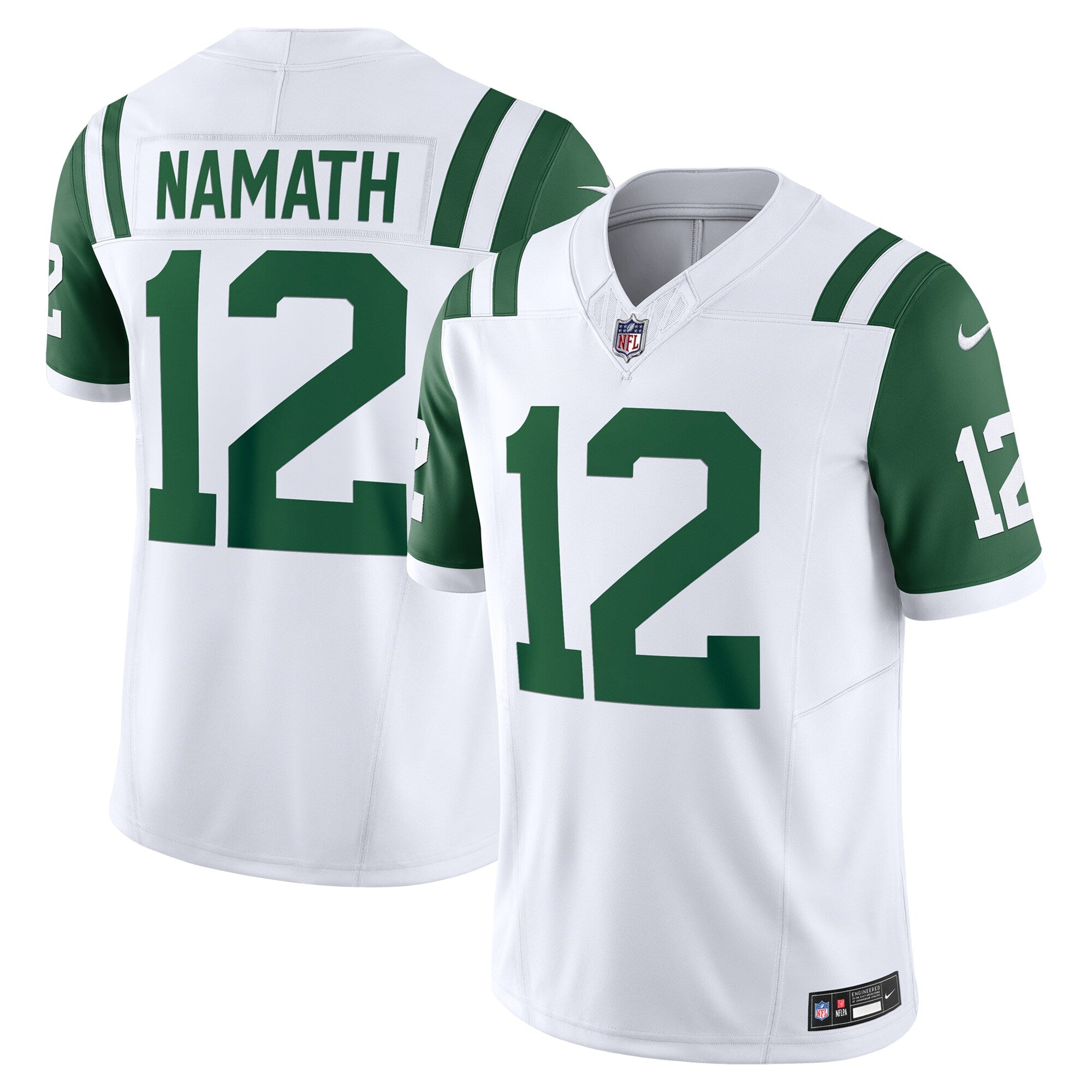 Joe Namath New York Jets Nike Classic Alternate Vapor F.U.S.E. Retired   Limited Jersey - White mysite