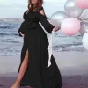 Maternity Photoshoot V neck Pregnant Maxi Gown Dresses