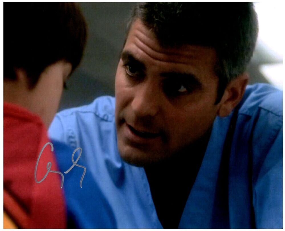 GEORGE CLOONEY Signed Autographed ER 