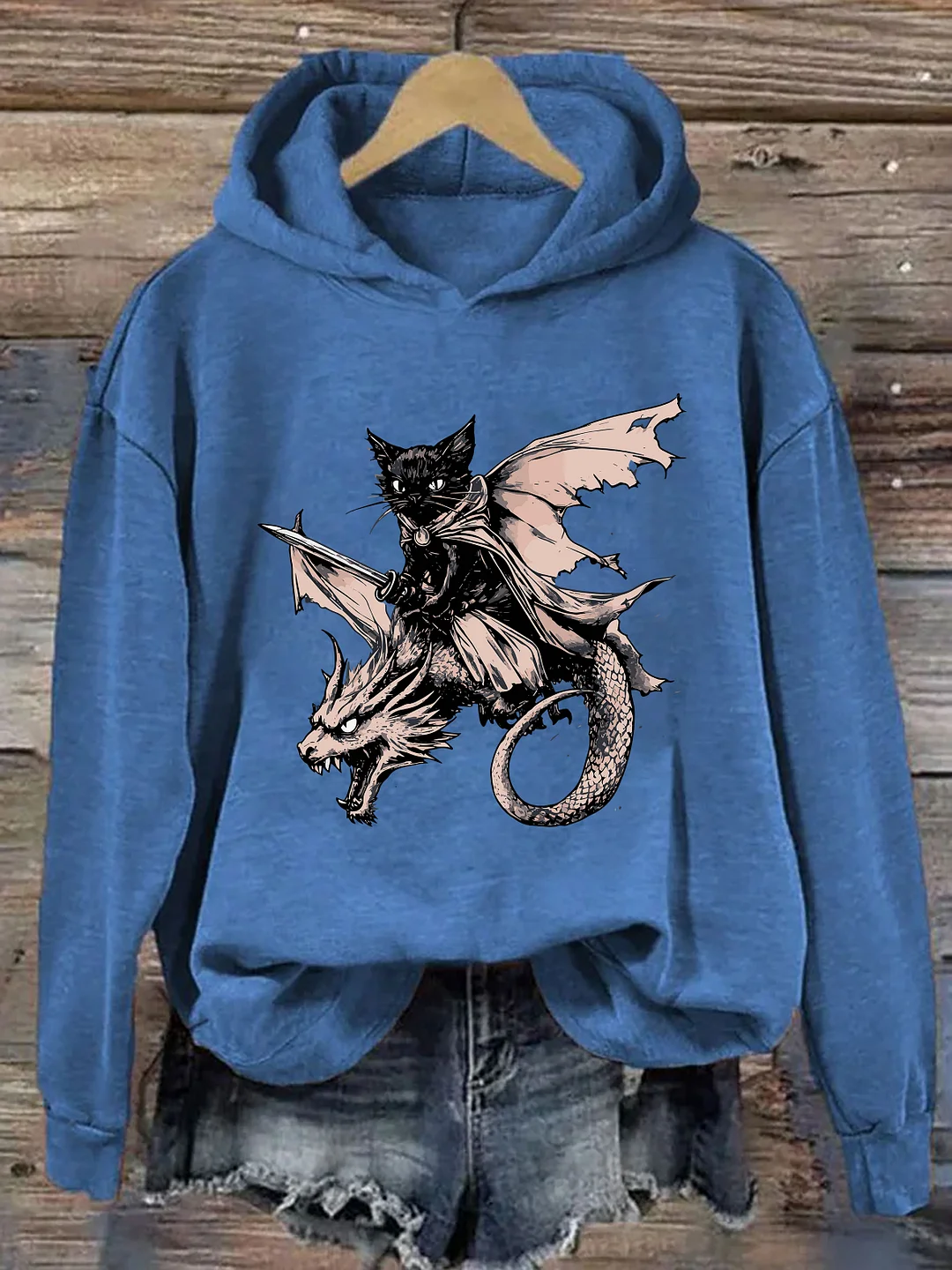Funny Cat Dragon Hoodie