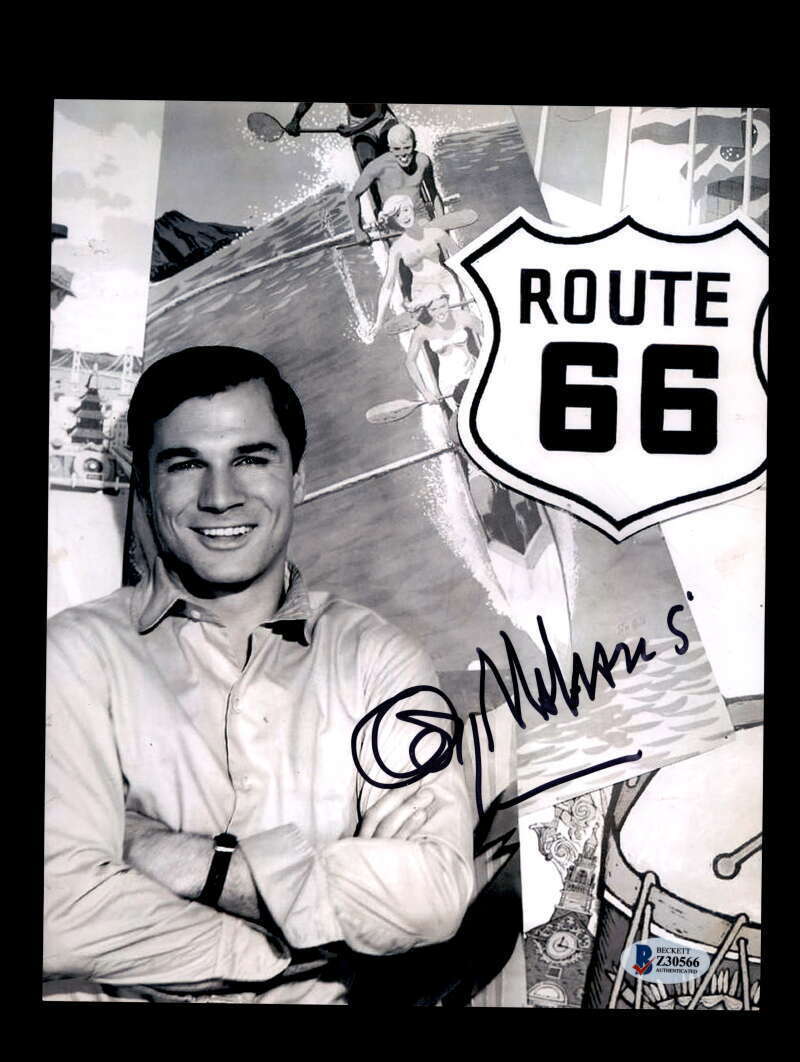 George Maharis BAS Beckett Coa Signed 8x10 Route 66 Photo Poster painting Autograph